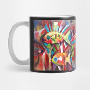 Abstract fish Mug